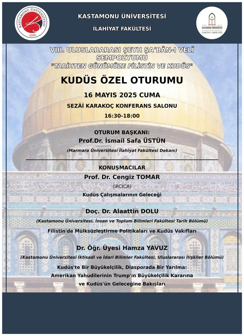 Kudüs Özel Oturumuna Davet